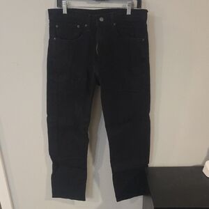 Levi's Men's Straight Black Jeans